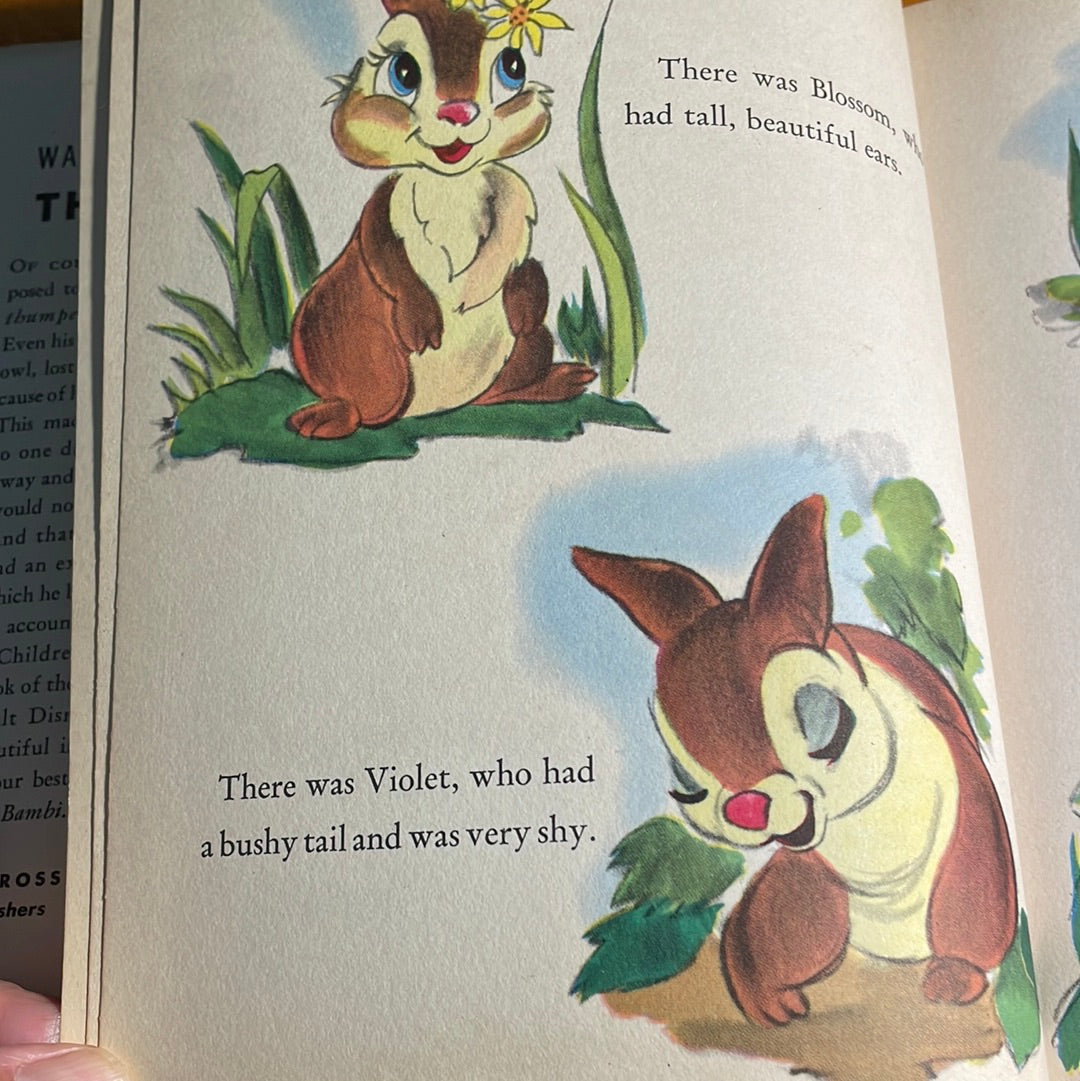Walt Disney' s Thumper - 1942 by Publishers Grosset & Dunlap