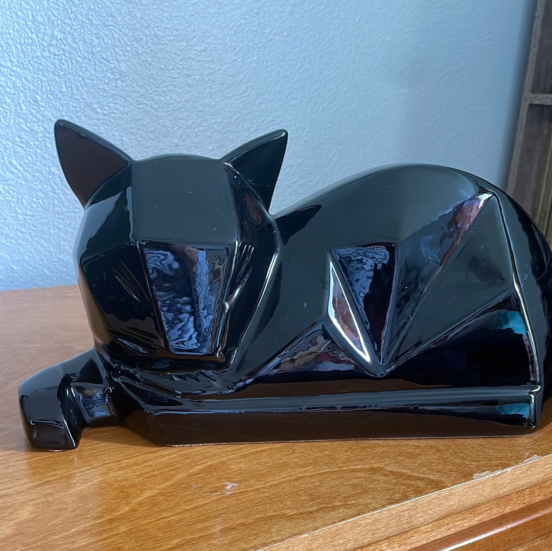 Vintage Bristol Black Cat Sculpture.