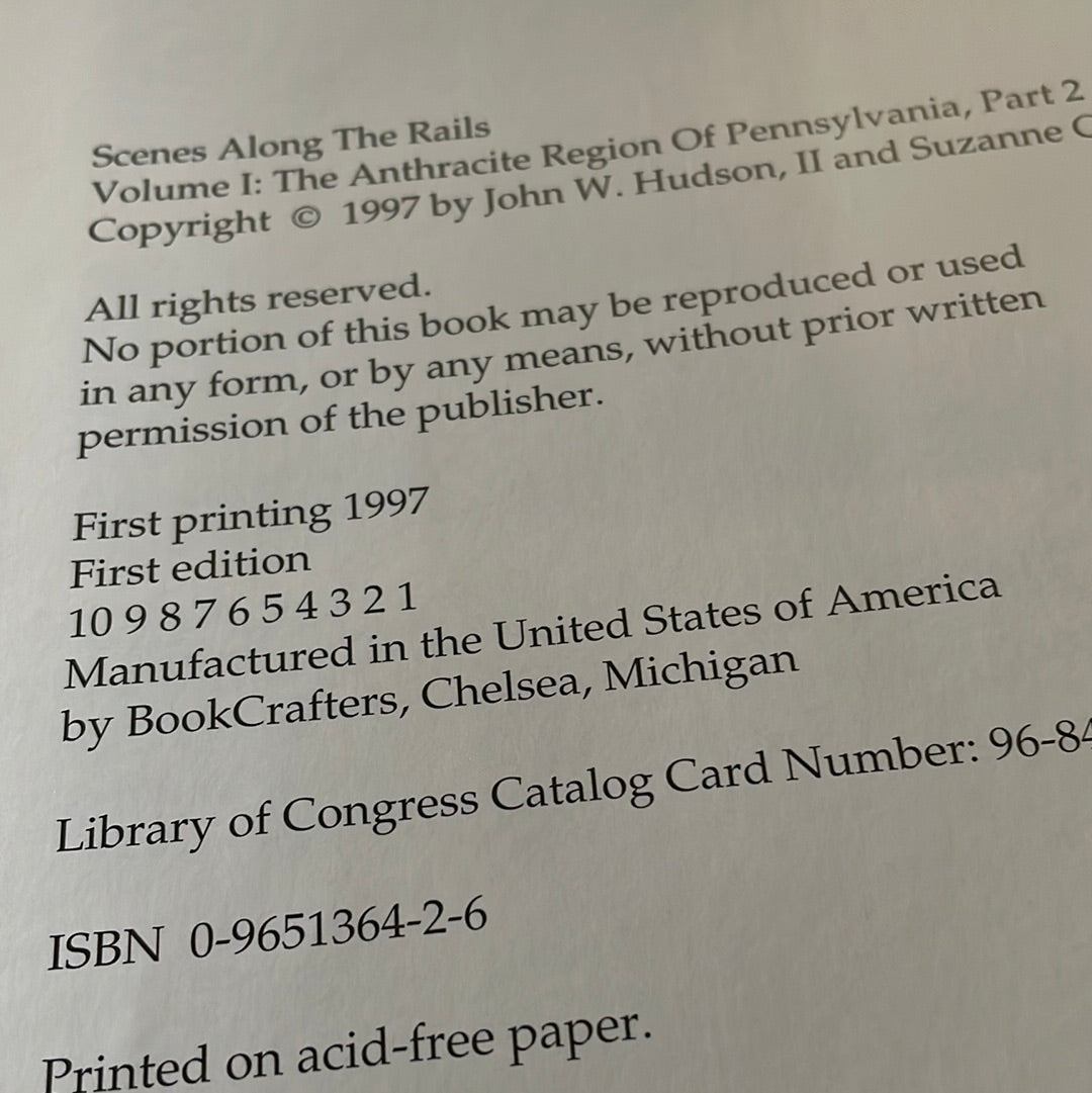 Scenes Along The Rails - Volume II First Edition First Print