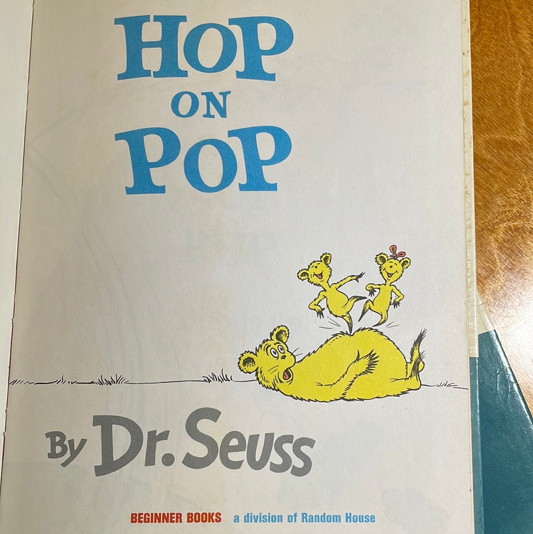 Hop On Pop - 1963 By Dr. Seuss