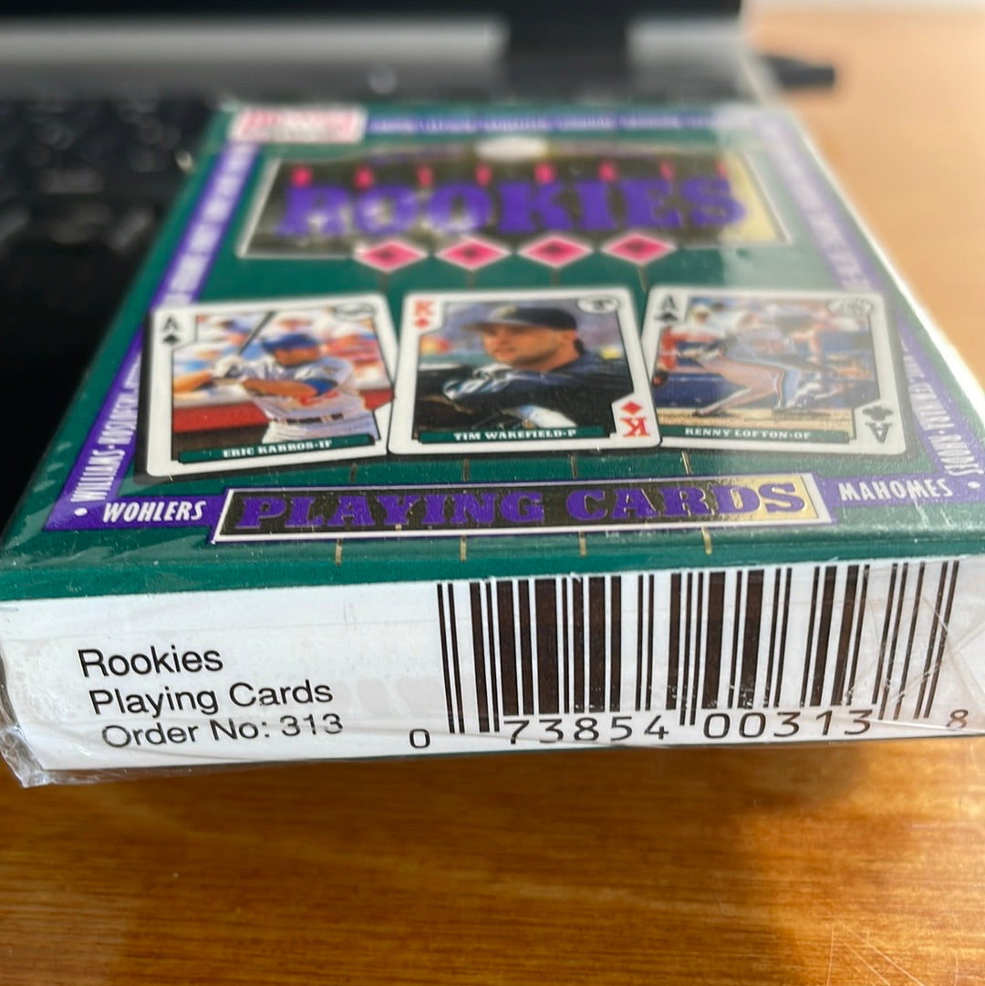 1993 Baseball Rookies Playing Cards.