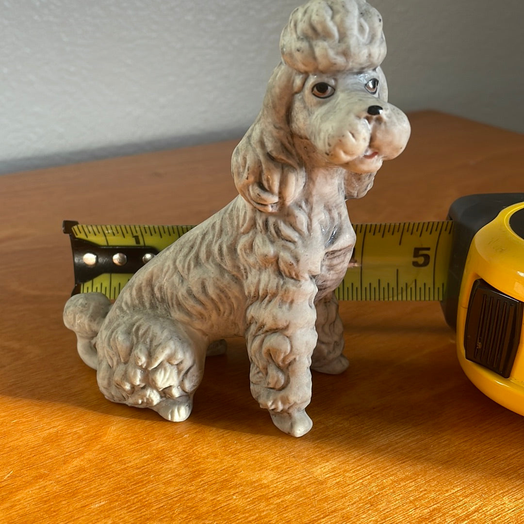 Poodle Dog - Vintage Porcelain