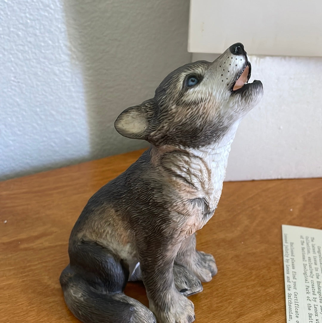 Gray Wolf Pup - By Lenox