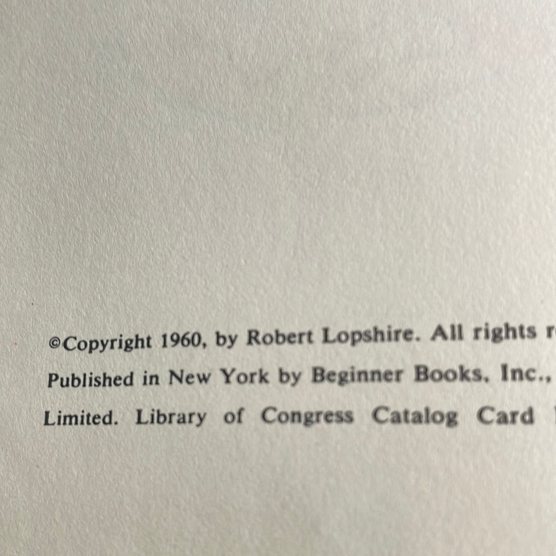 Put Me in the Zoo - By Robert Lopshire