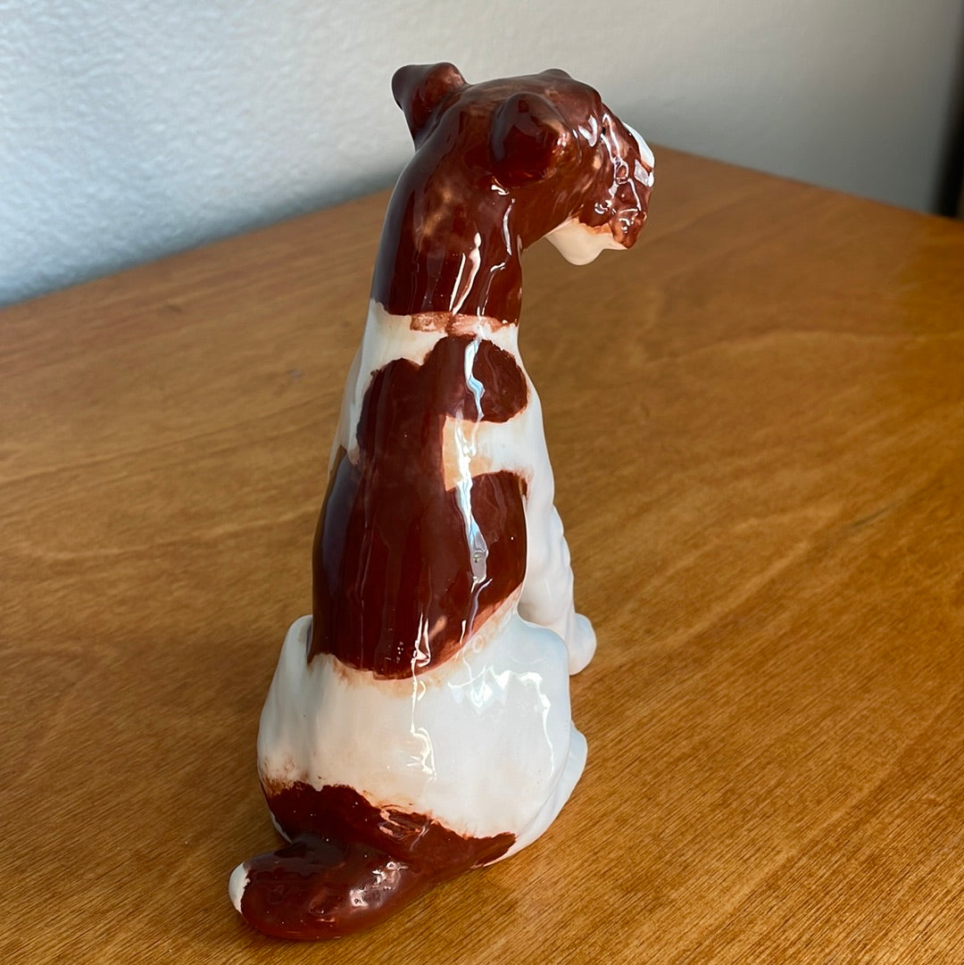 Vintage Mid Century Schnauzer Dog Figurine