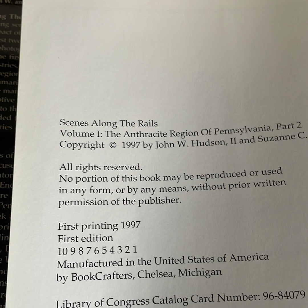 Scenes Along The Rails - Volume II First Edition First Print