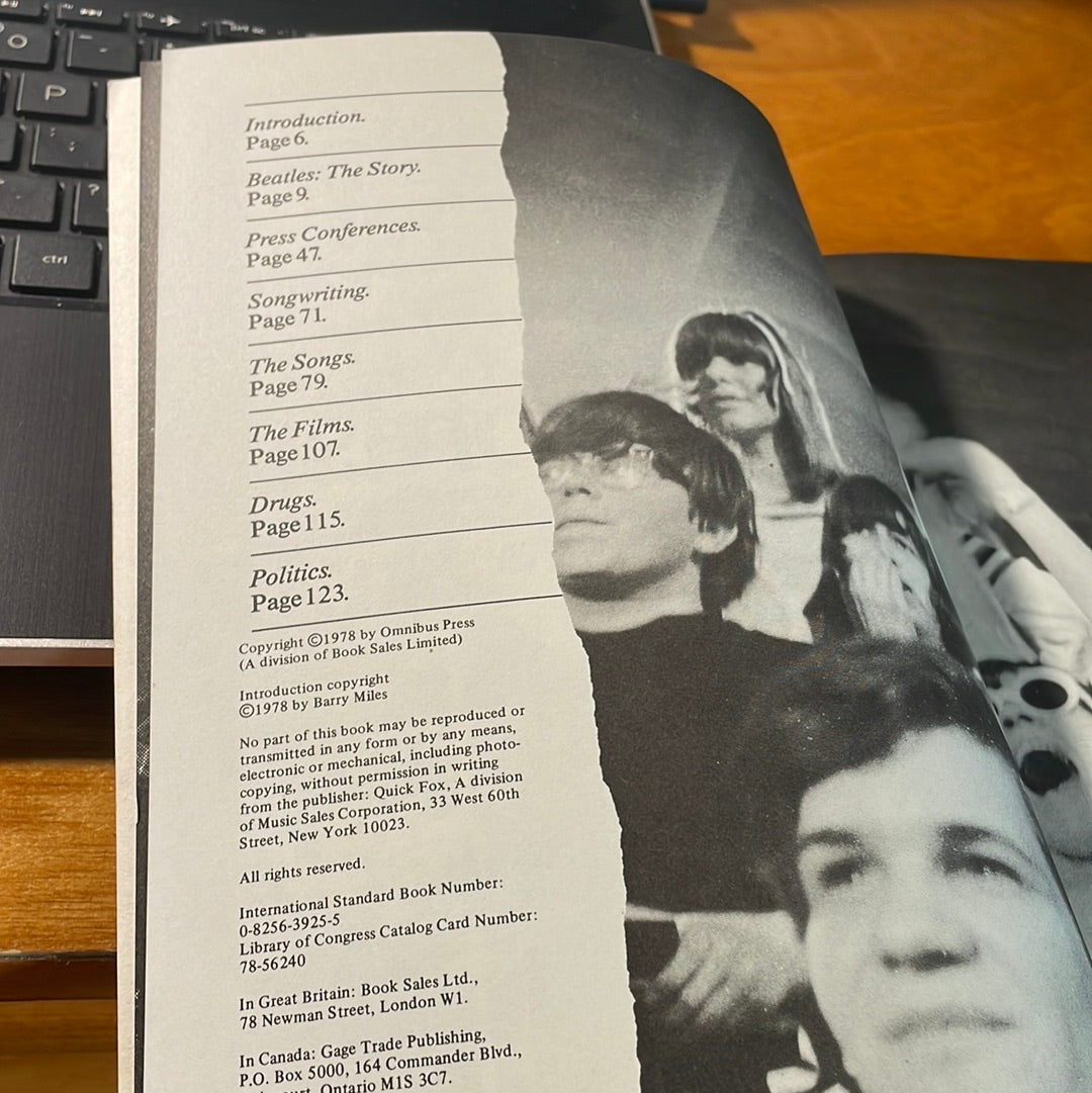 Beatles In Their Own Words - Compiled By Miles (1978)