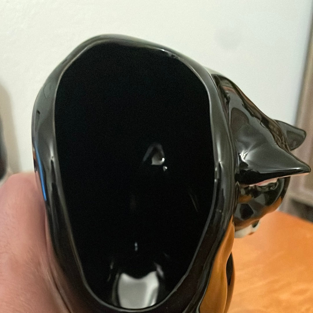 Takahashi Black Cat Vase
