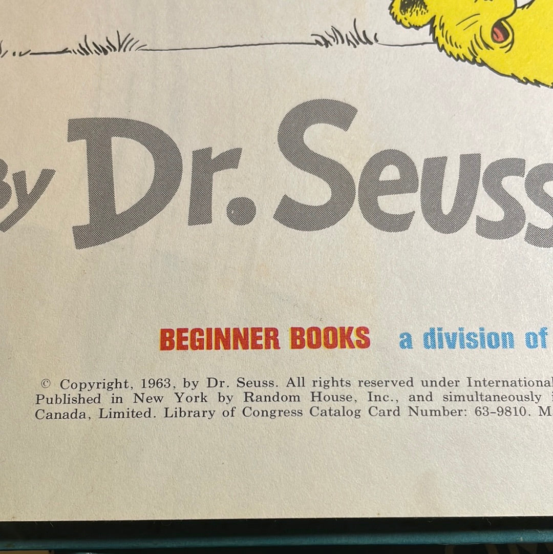 Hop On Pop - 1963 By Dr. Seuss