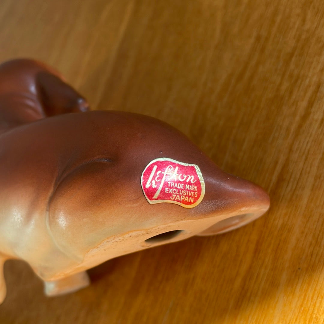 Dachshund Scraching His Ear - By Lefton Japan