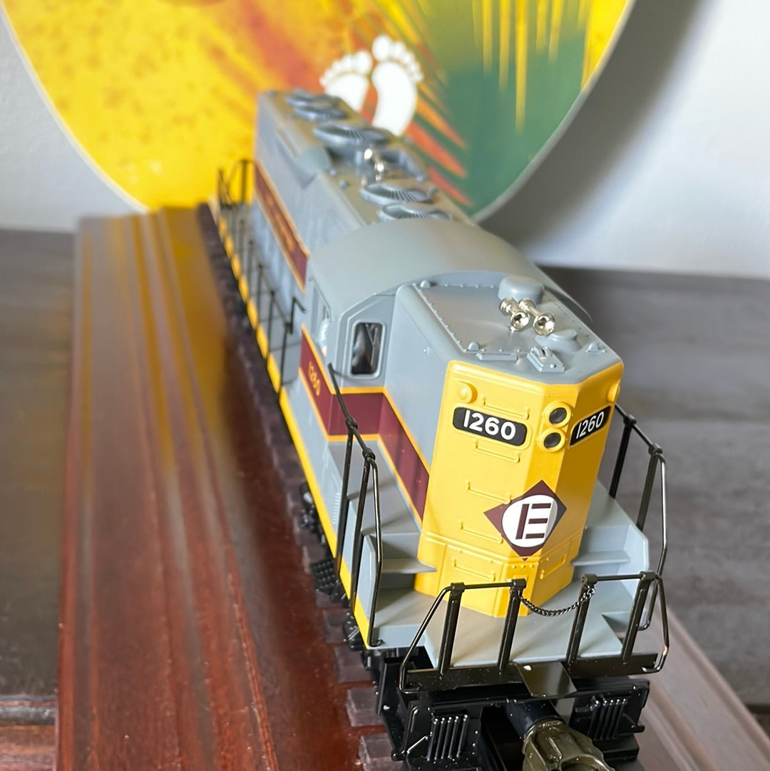 MTH 20-2173-1 Erie Lackawanna GP9 Diesel Engine W/PS1.0#1260 - 3-Rail VG/Box