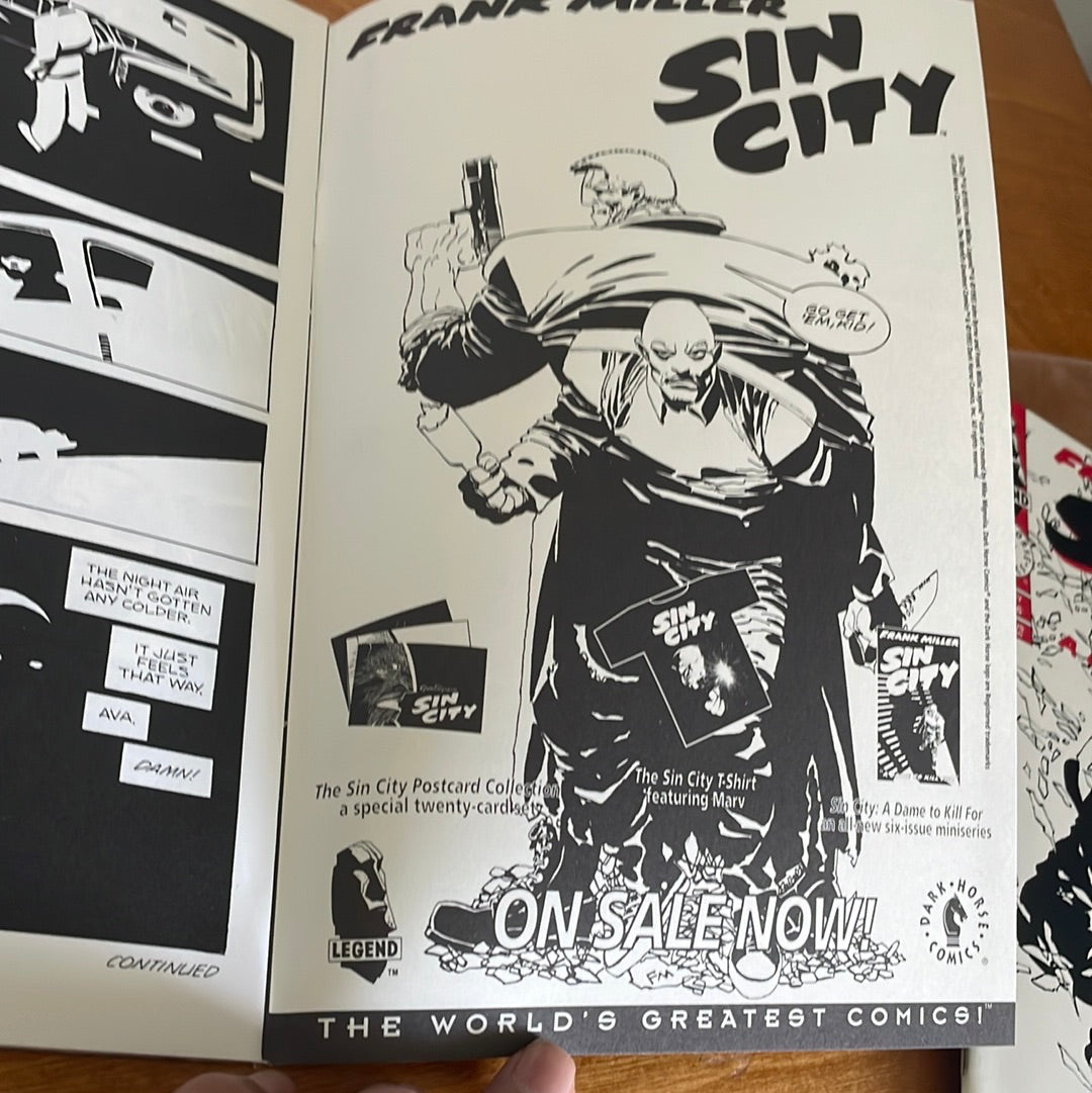1993 Frank Miller - Sin City A Dame To Kill For By Dark Horse Comics No. 1
