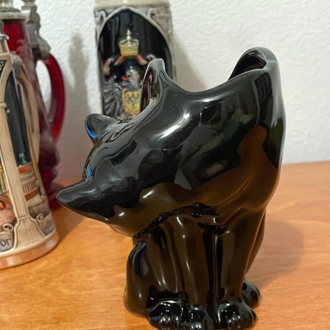 Takahashi Black Cat Vase