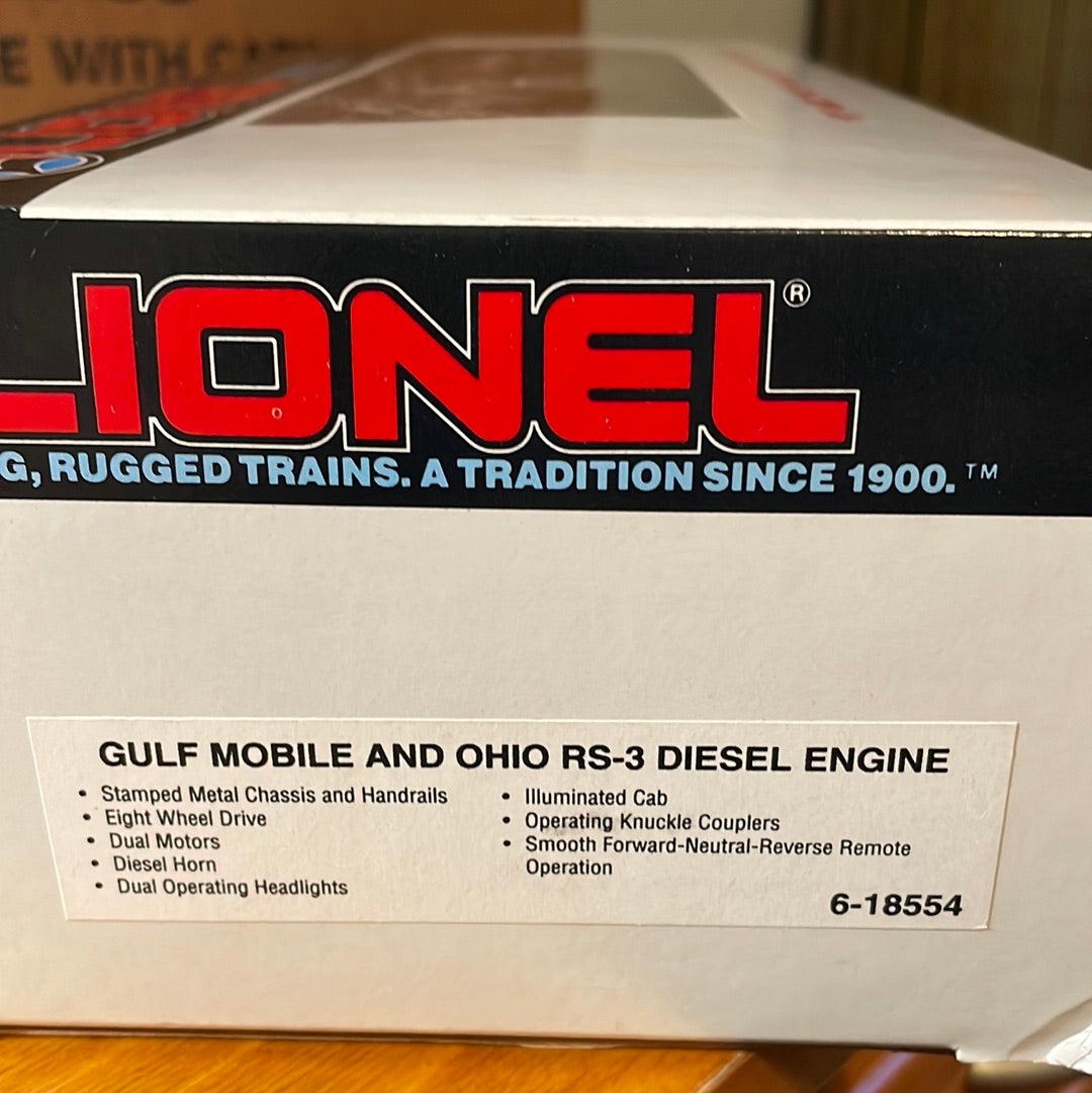 Gulf Mobile And Ohio RS3 - Lionel Diesel Engine No. 6-18554