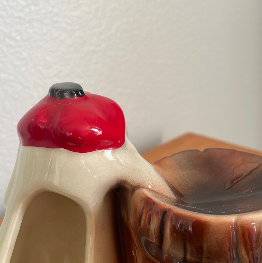 St Bernard Dog - Barrel Coin Bank & Wallet Holder.