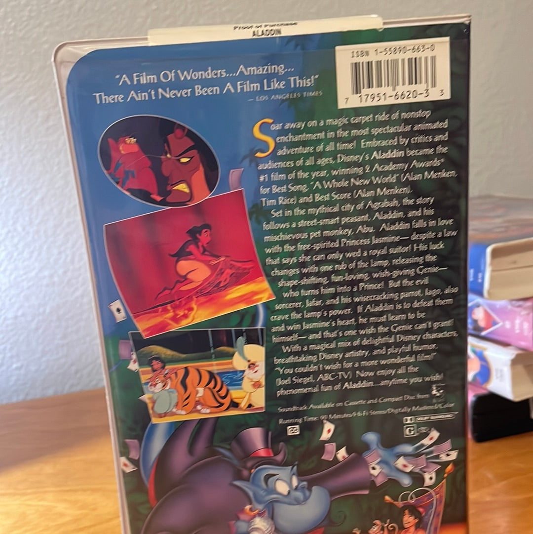 Aladdin VHS# 1662 - Black Diamond Edition