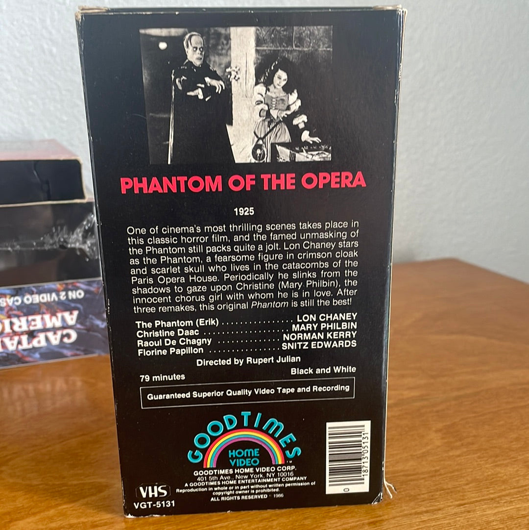 Phantom Of The Opera - 1986 VHS By Lon Chaney