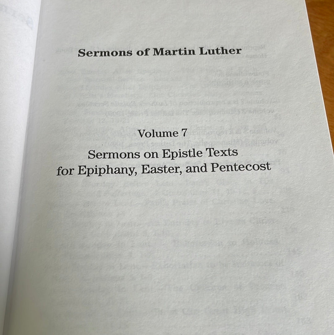 Sermons of Martin Luthern - By Lenker Baker