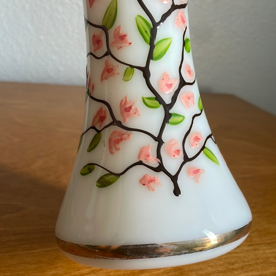 Vintage Milk Glass Vase