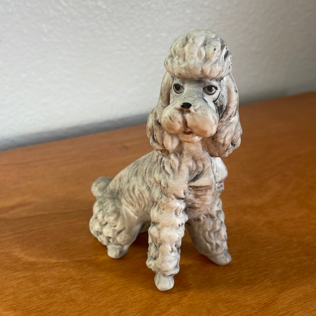 Poodle Dog - Vintage Porcelain