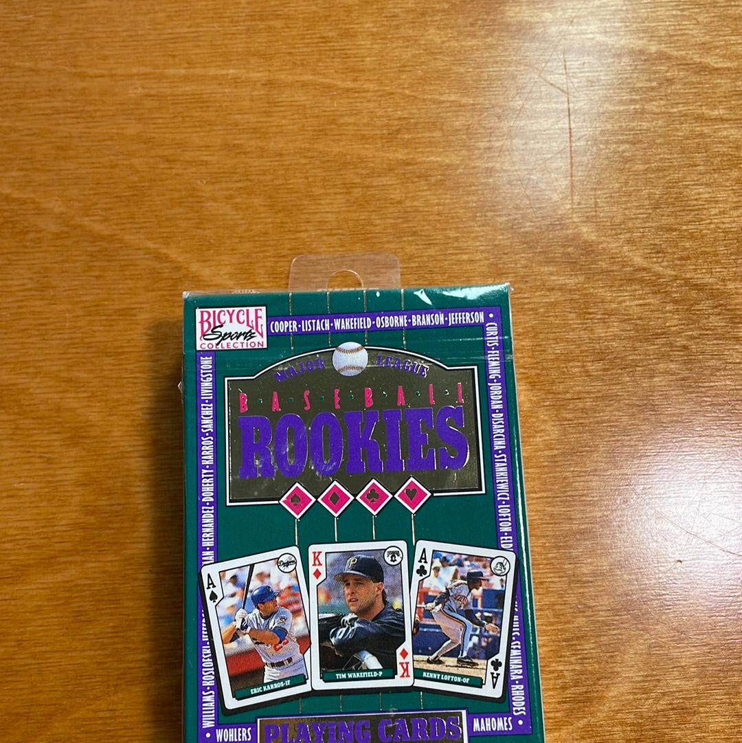 1993 Baseball Rookies Playing Cards.