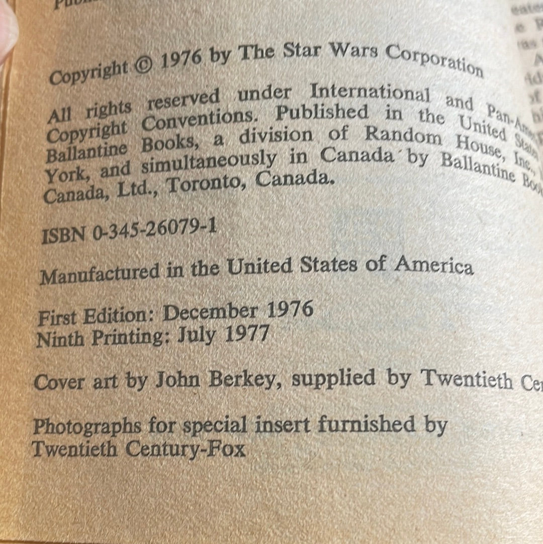 Star Wars - 1976 First Edition
