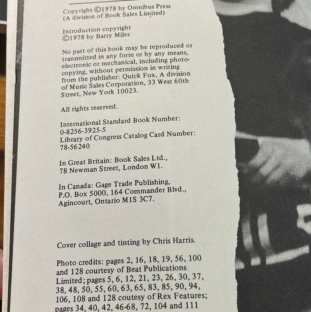 Beatles In Their Own Words - Compiled By Miles (1978)