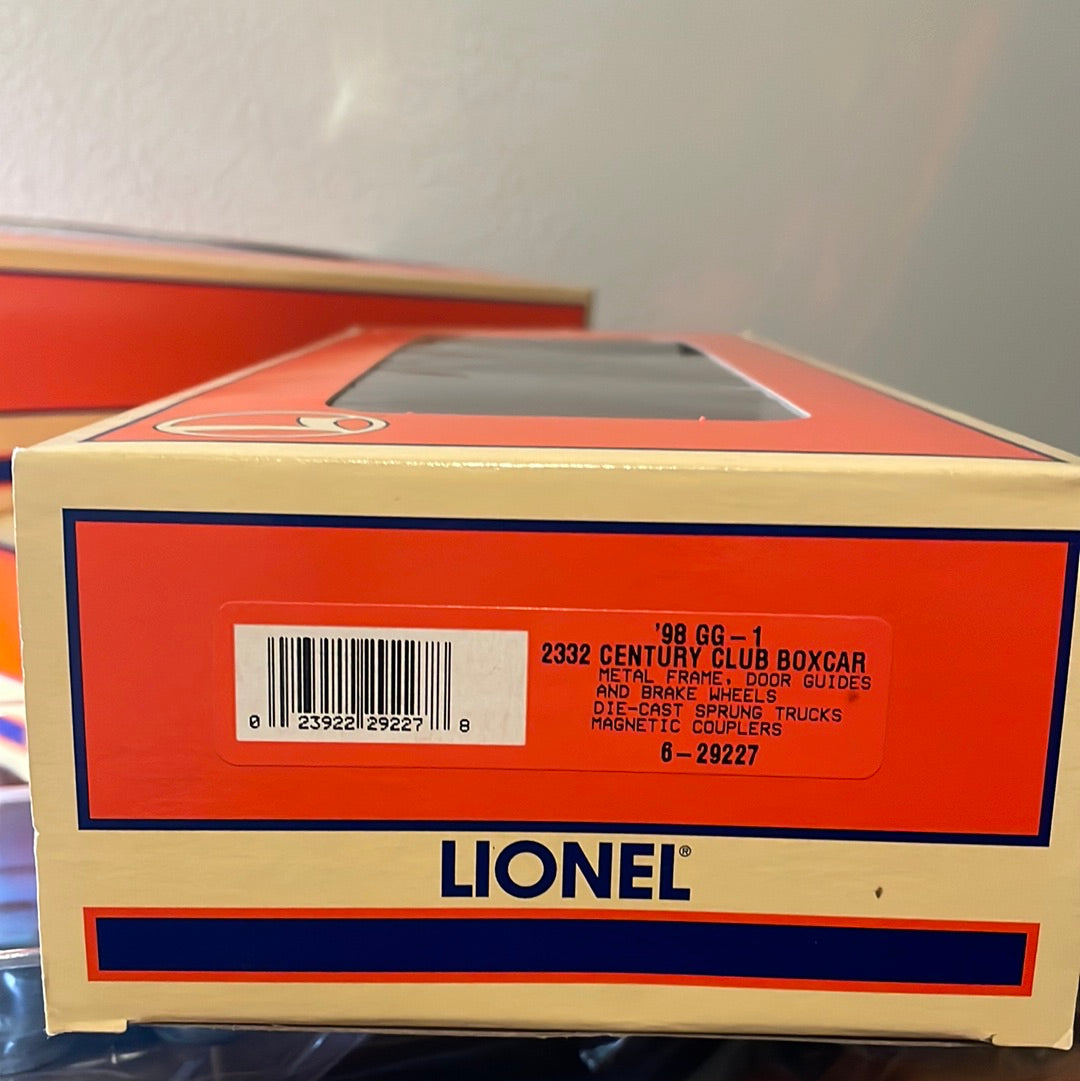 1998 GG - 1 Lionel 2332 Century Club Box Car