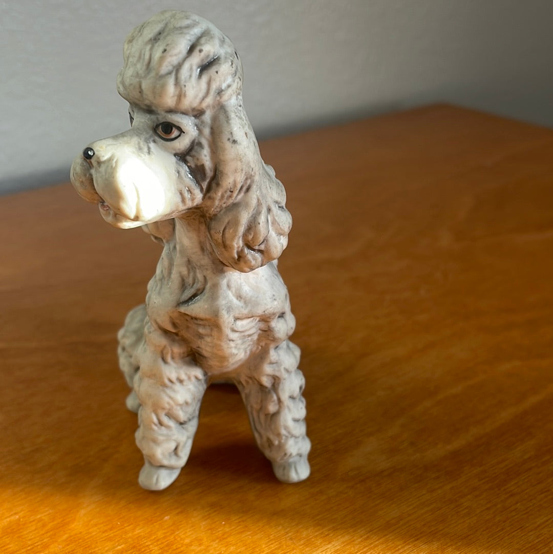 Poodle Dog - Vintage Porcelain