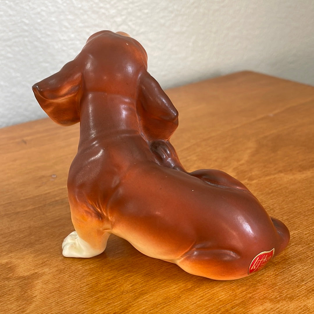 Dachshund Scraching His Ear - By Lefton Japan