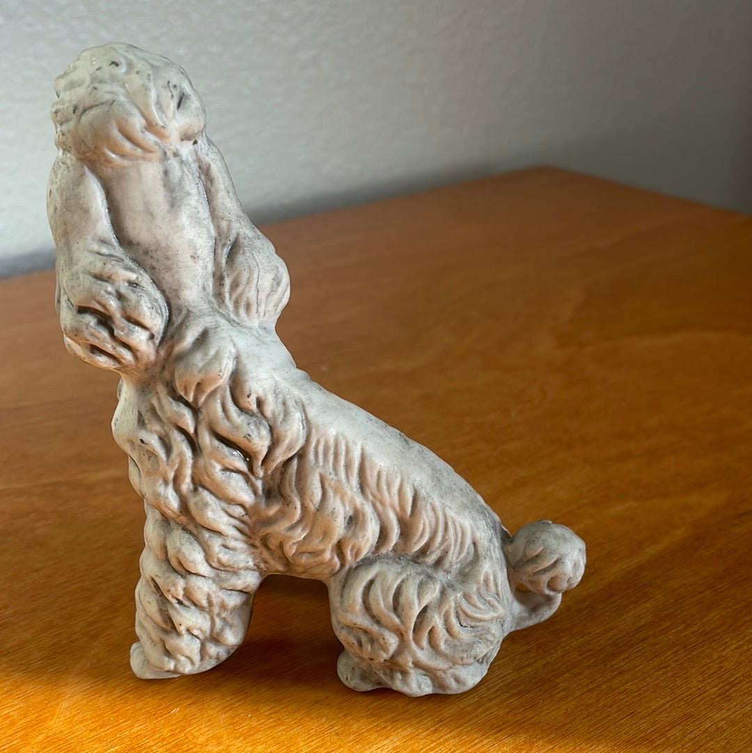 Poodle Dog - Vintage Porcelain