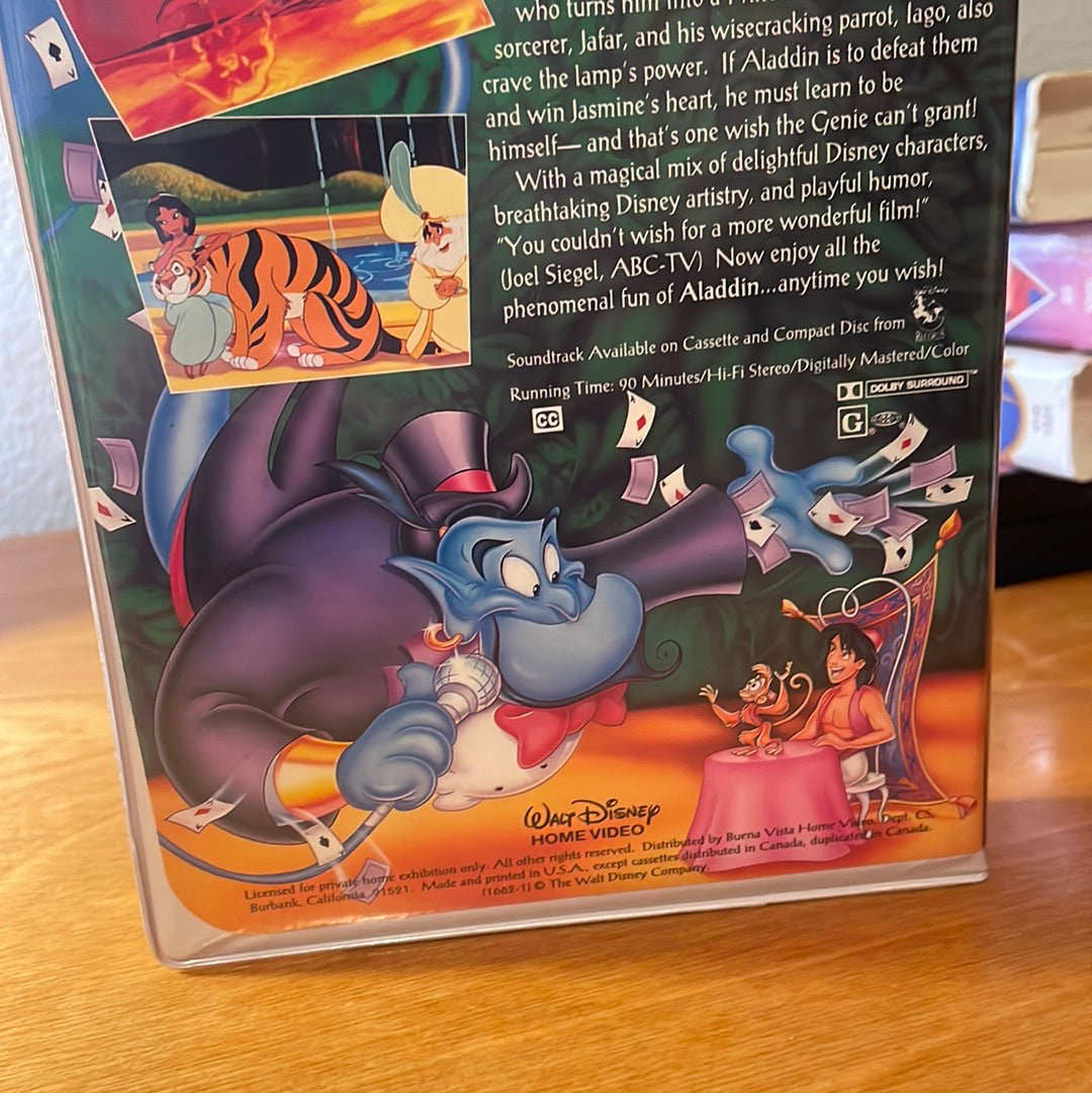 Aladdin VHS# 1662 - Black Diamond Edition