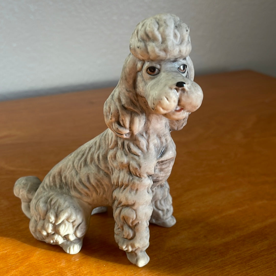 Poodle Dog - Vintage Porcelain