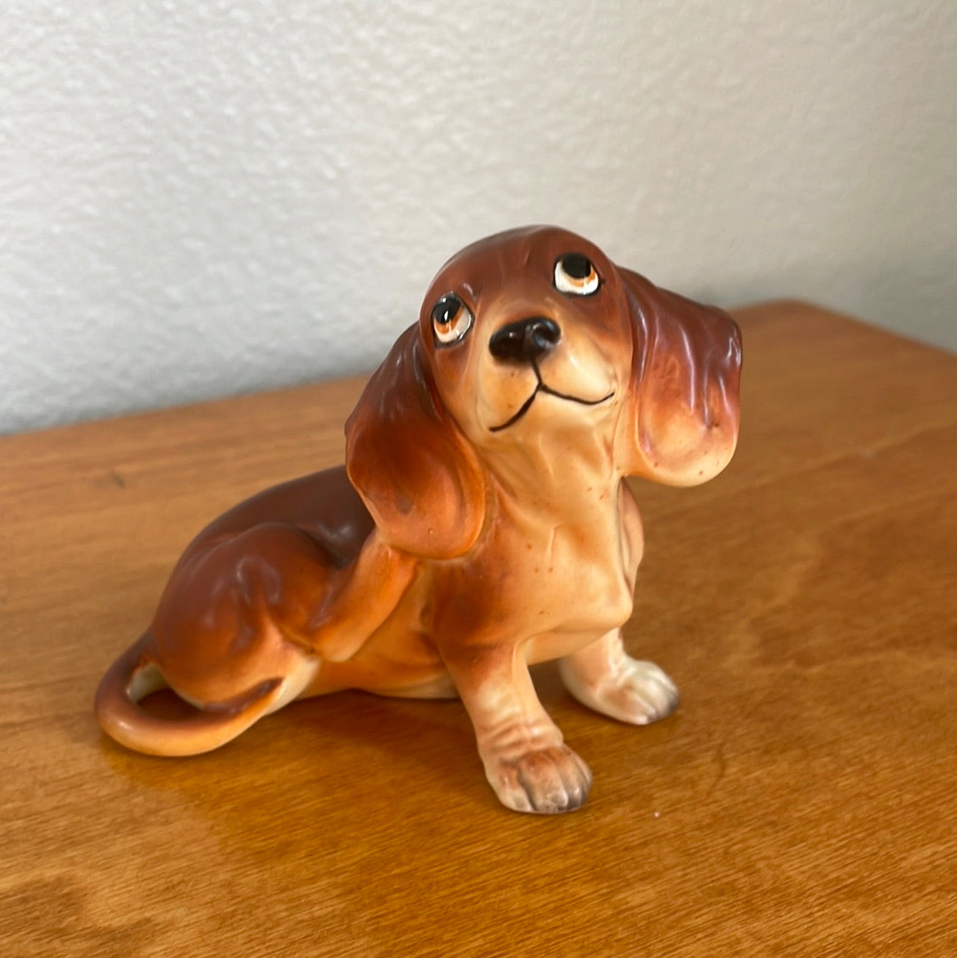 Dachshund Scraching His Ear - By Lefton Japan