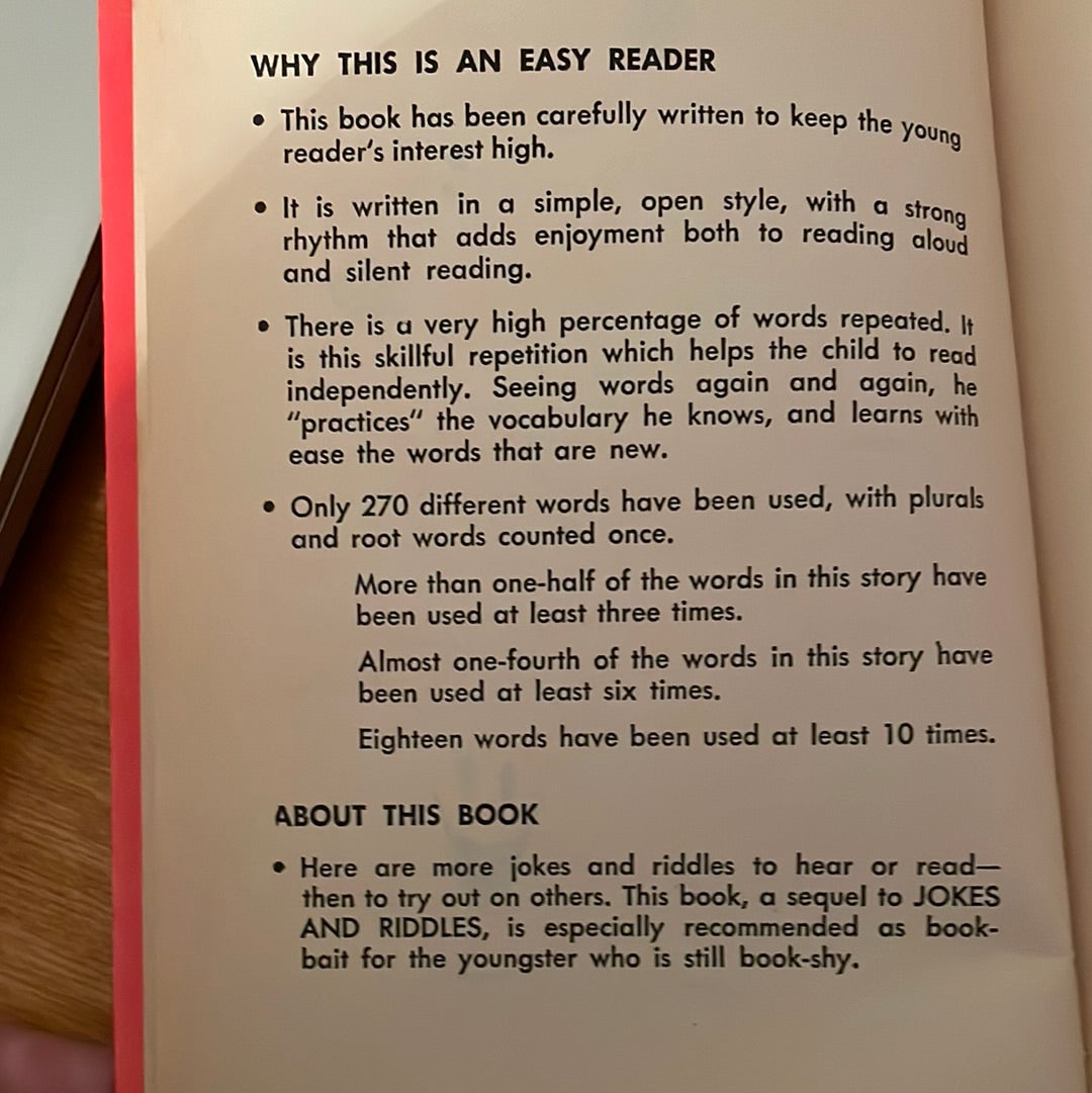 More Jokes And Riddles - By Jonathan Peter