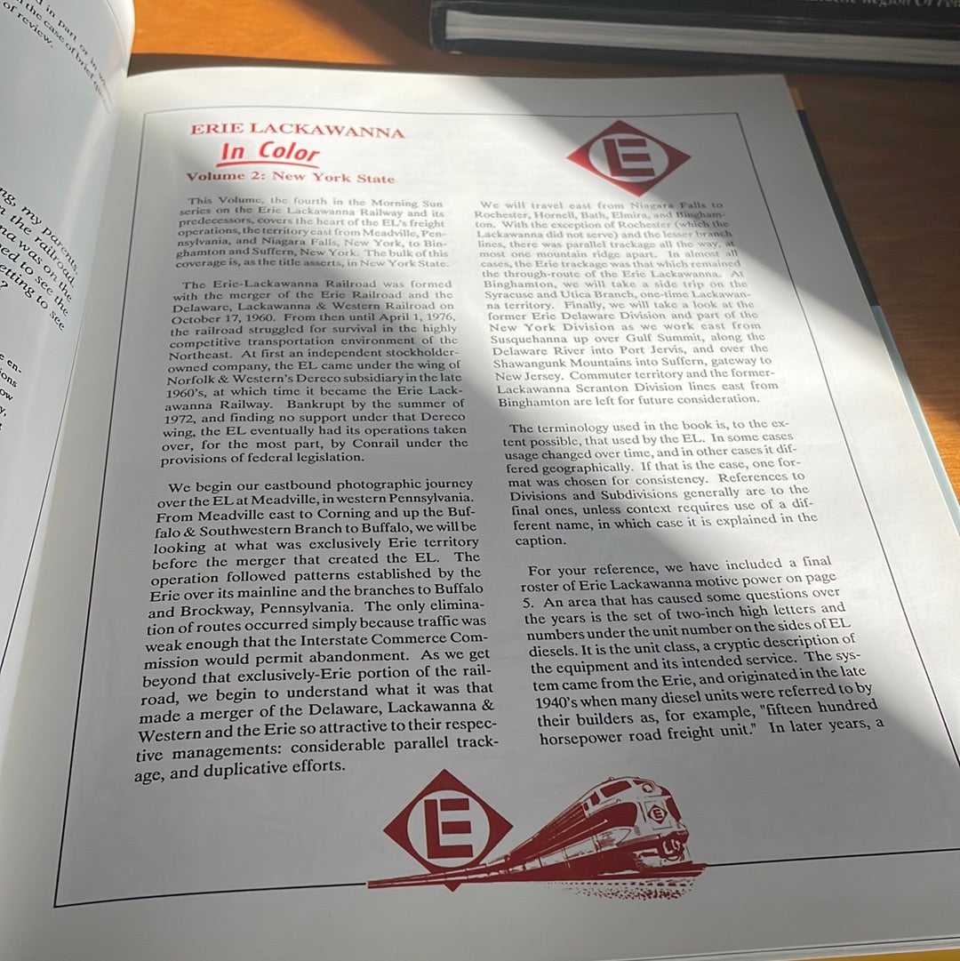 Erie Lackawanna in color Volume 2: New York State -By Larry DeYoung