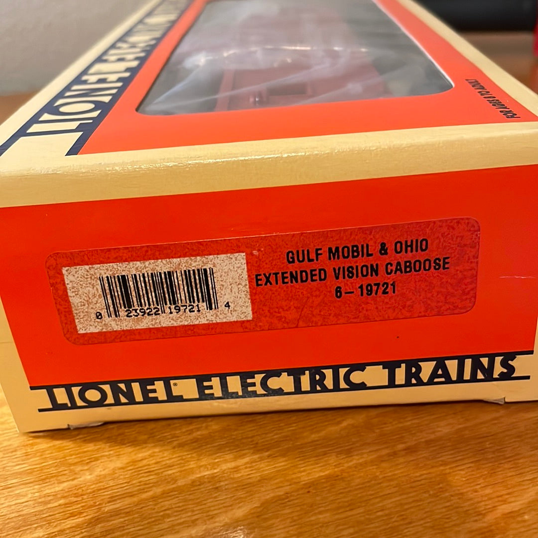 Gulf Mobil & Ohio Extended Vision Caboose - Lionel 6-19721