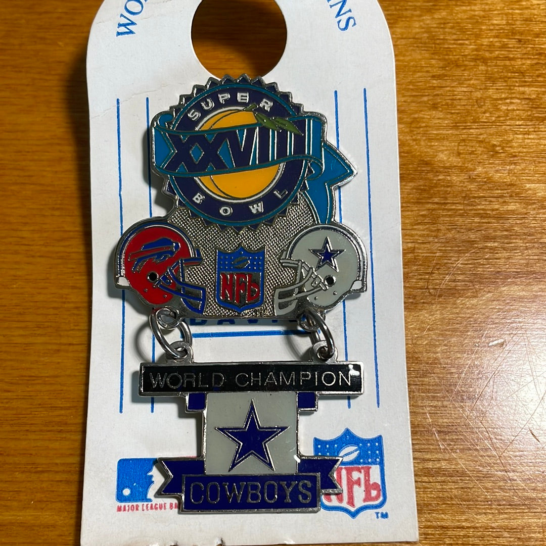 Super Bowl XXVIII - Cowboys World Champion Pin