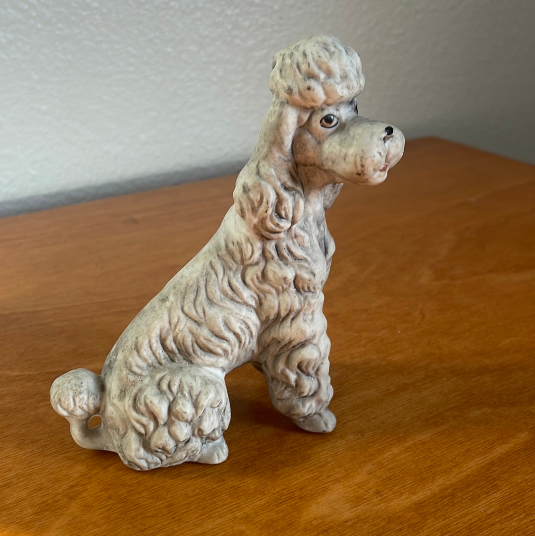 Poodle Dog - Vintage Porcelain