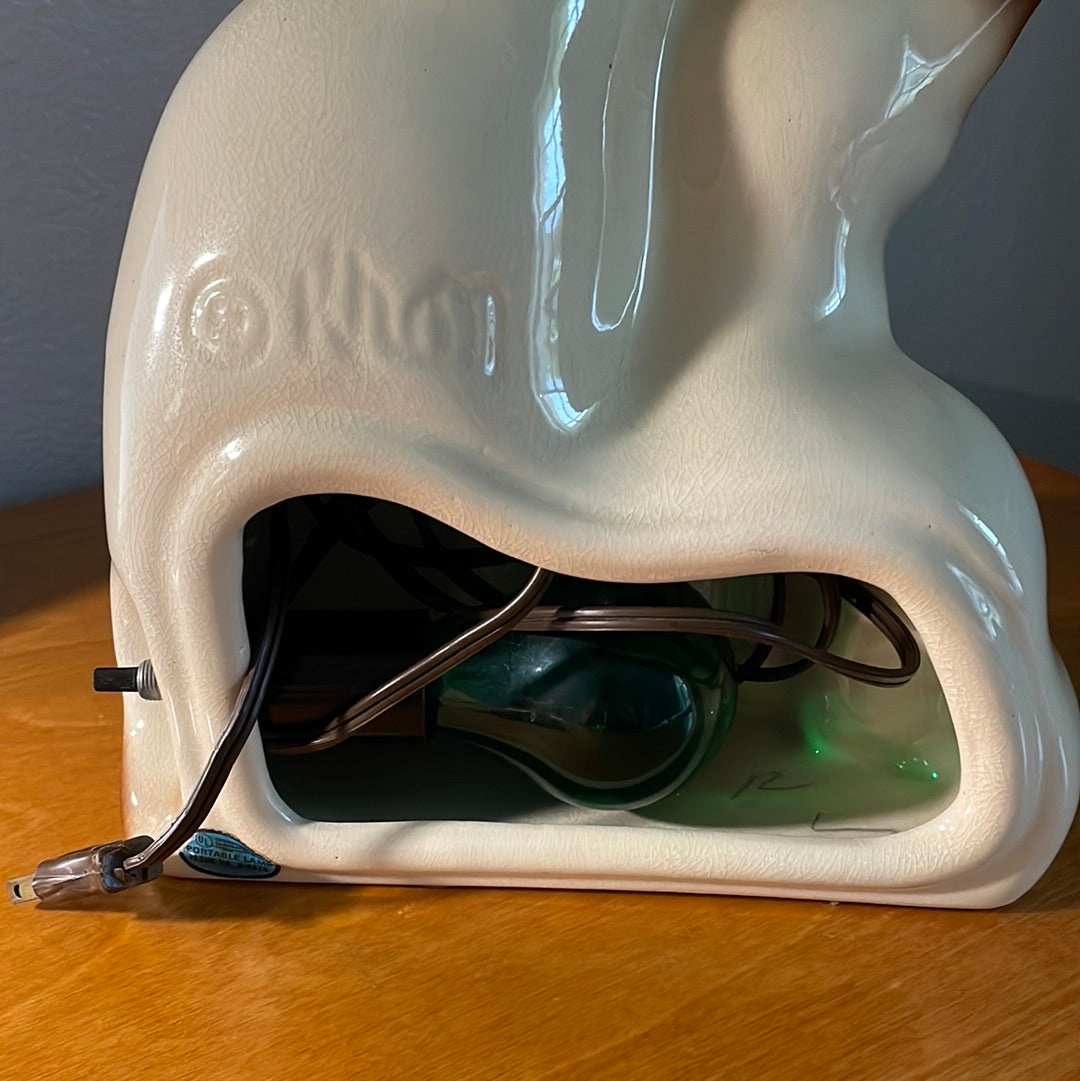 Vintage Mid-Century Siamese Cat Lamp By Howard Kron