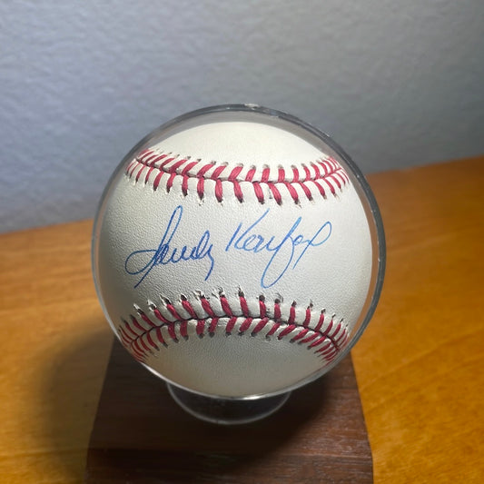 Sandy Koufax Autograph Baseball Ball