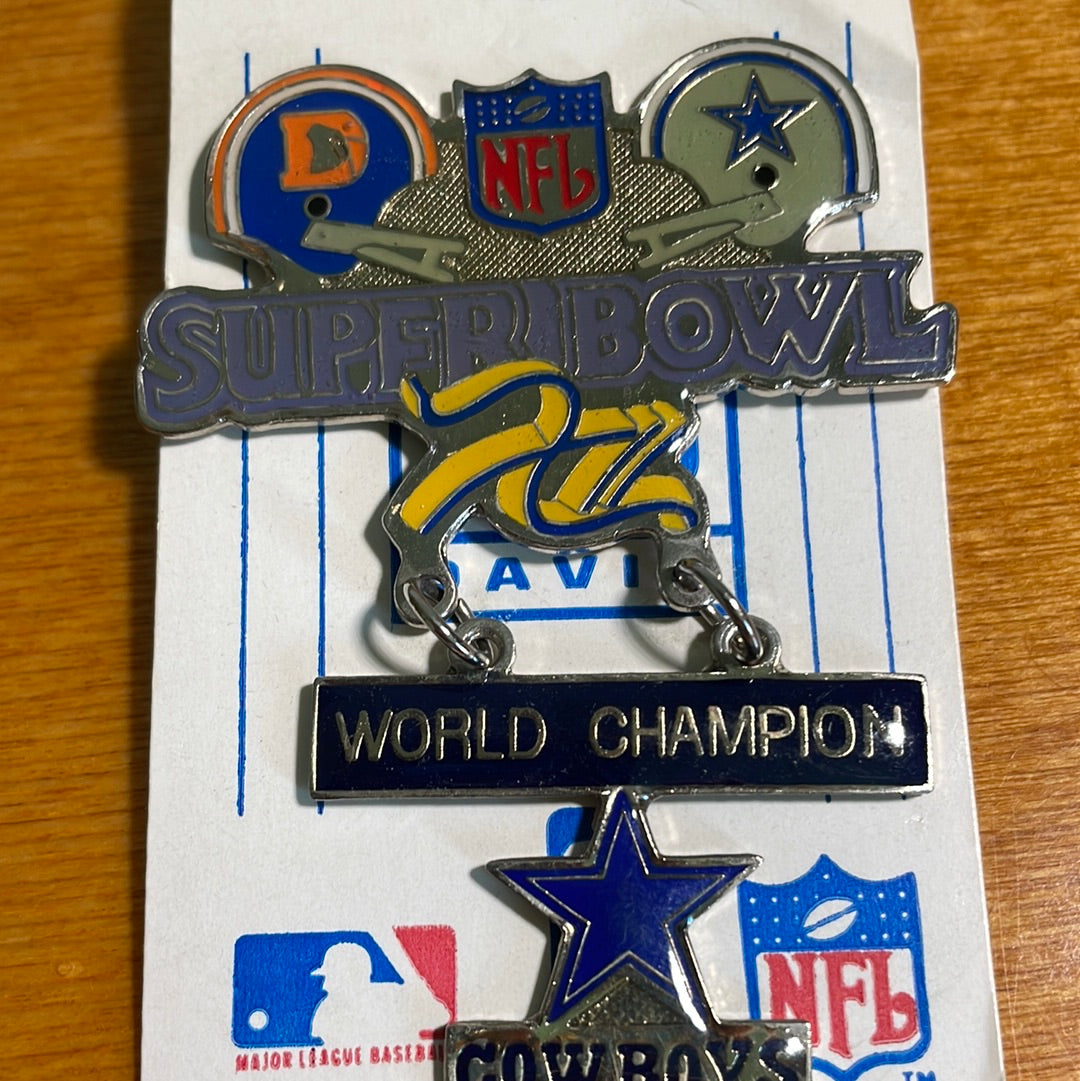 Super Bowl XII - World Champion Cowboys Pin