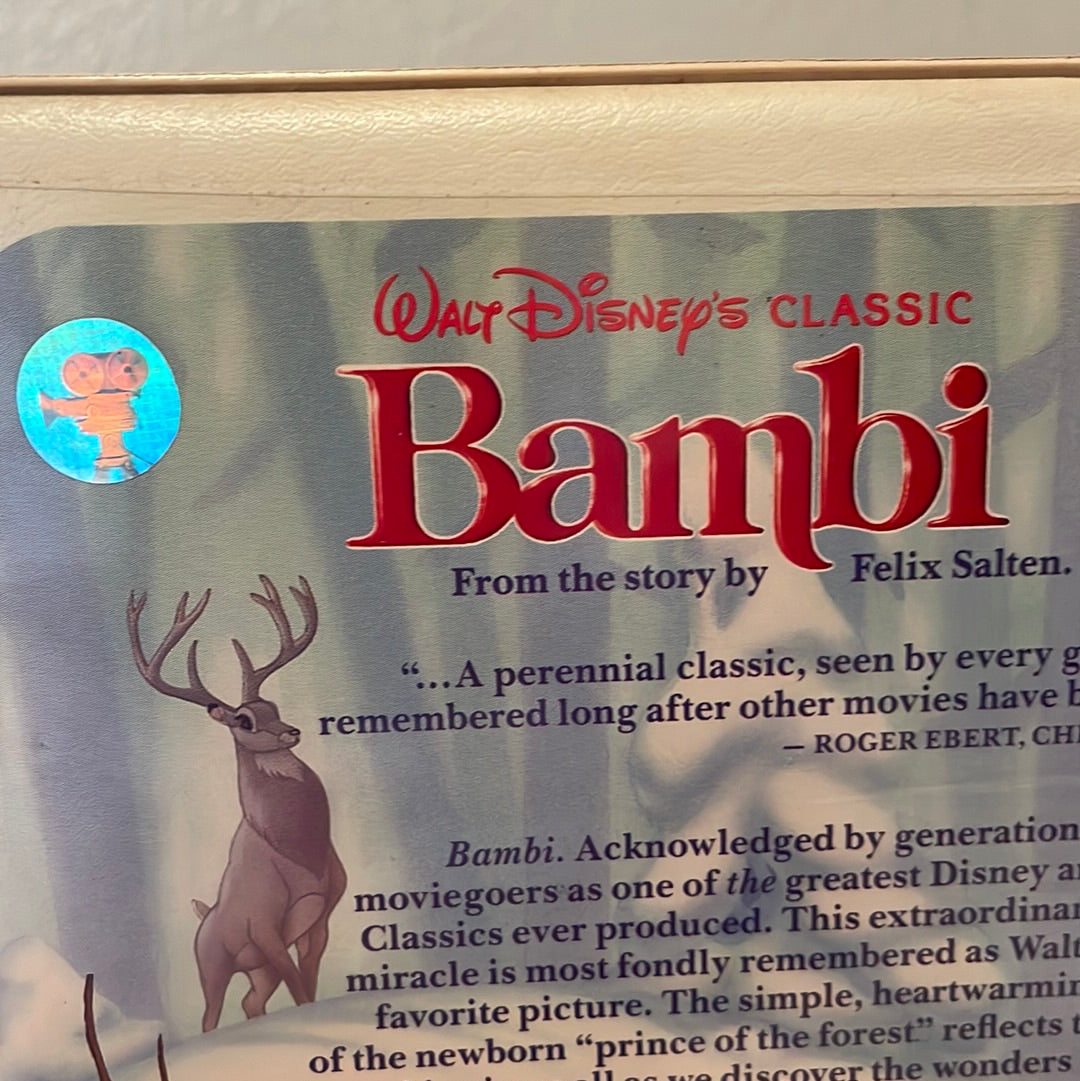 Bambi VHS #942 - Black Diamond Edition.