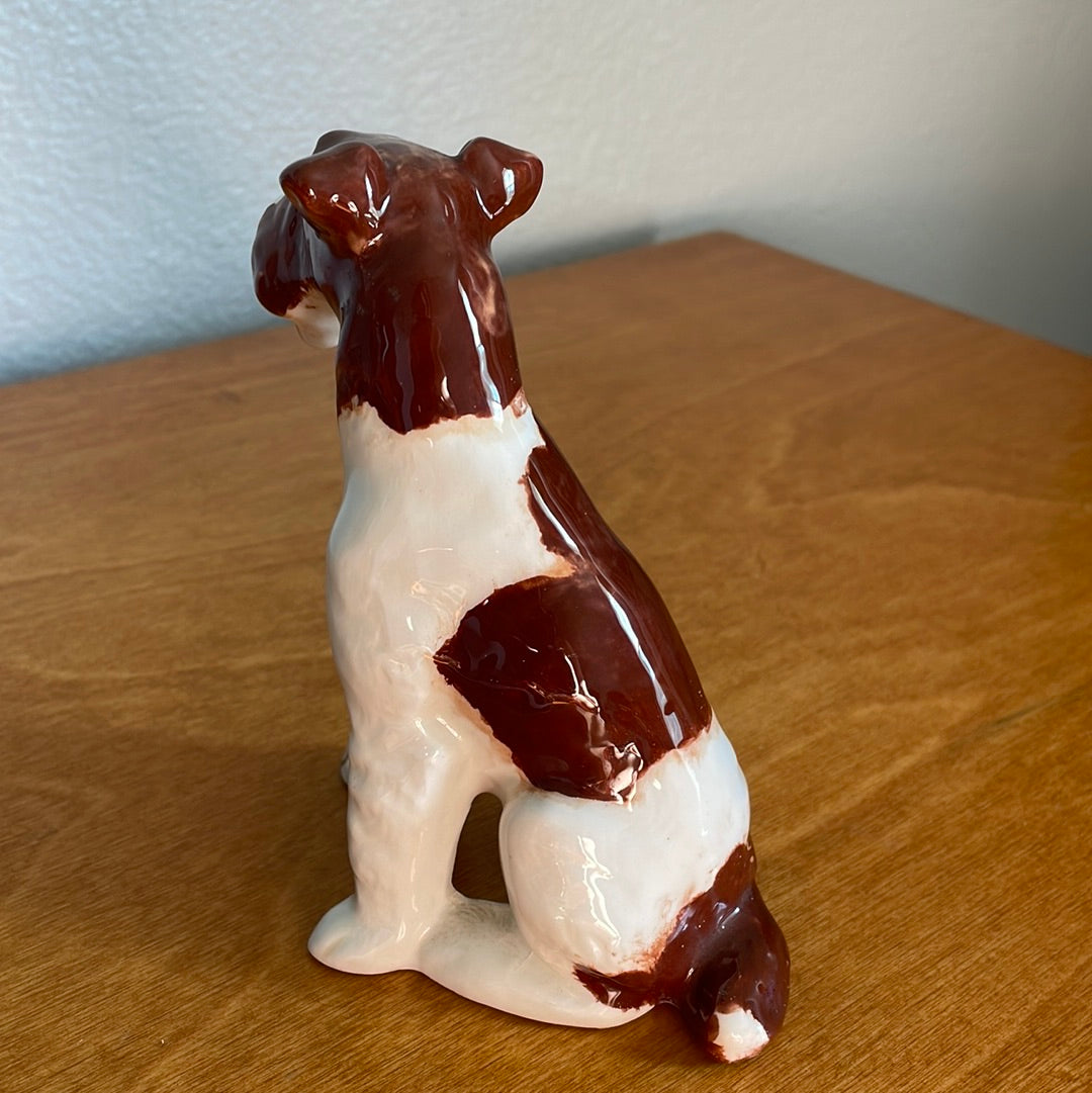 Vintage Mid Century Schnauzer Dog Figurine