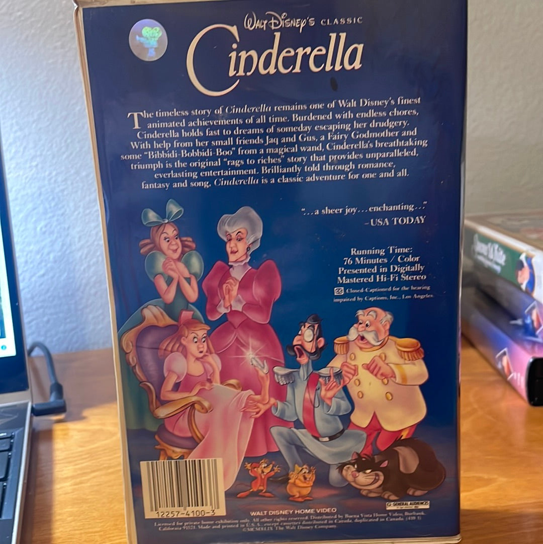 Cinderella VHS# 410 - Black Diamond Edition