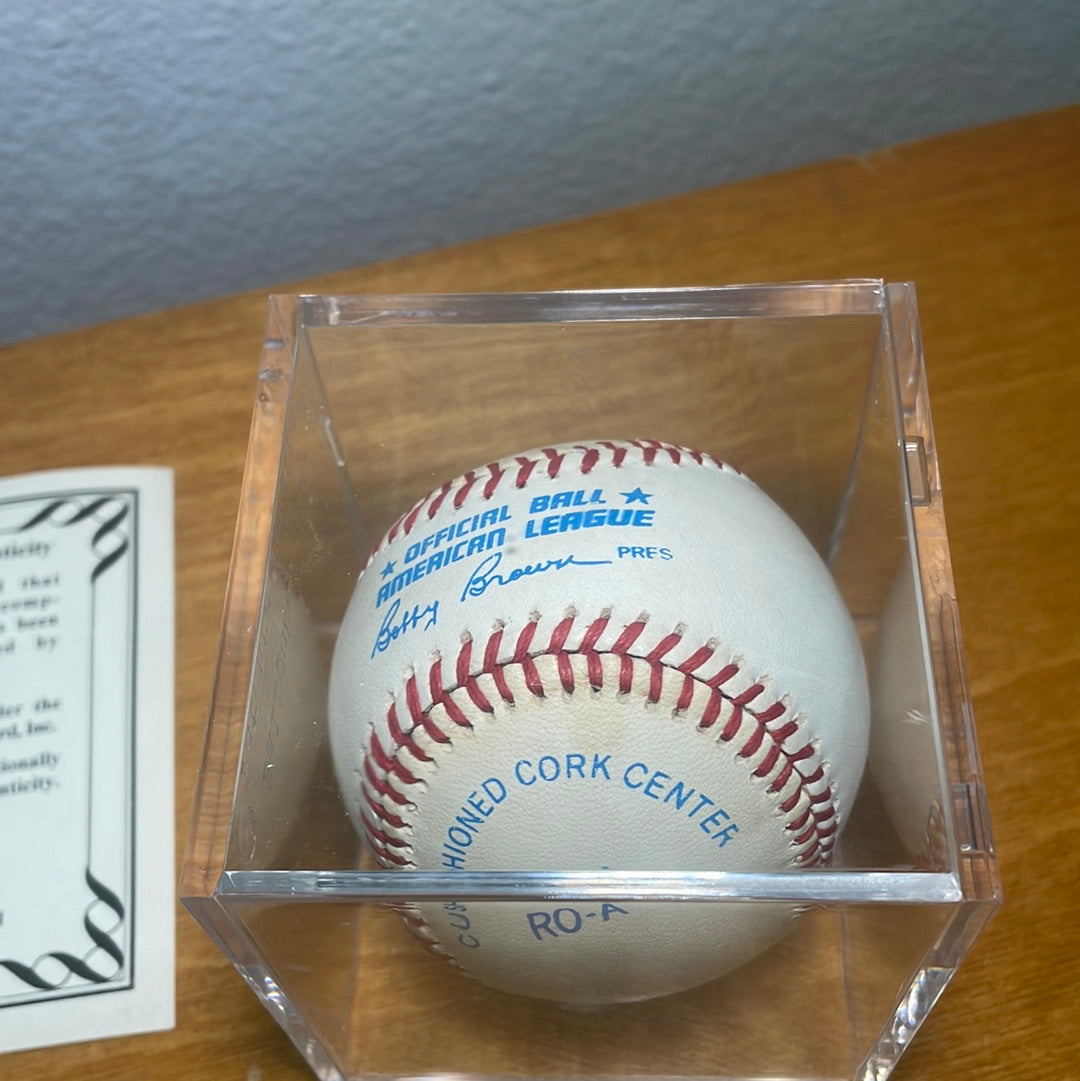 Cecil Fielder Autograph Baseball Ball