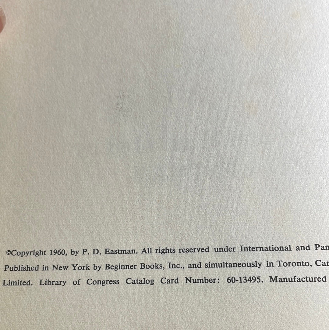 Are You My Mother? - 1960 copyright By P.D. Eastman