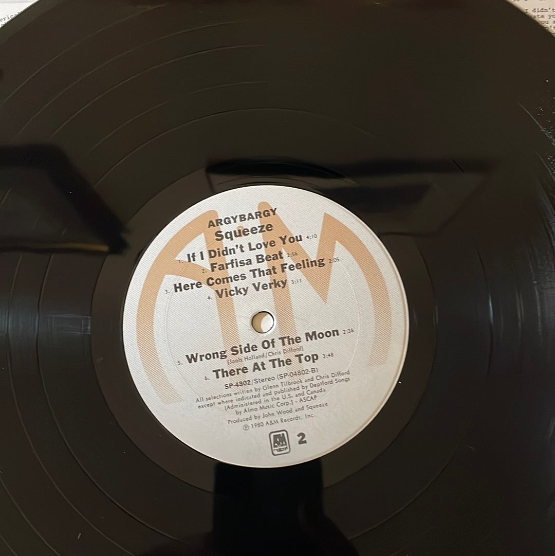 Squeeze - 1980 Album Argybargy (c) A&M Records.