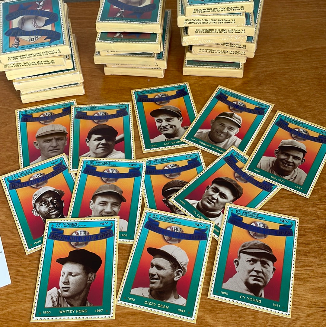 Official Baseball Card Stamps