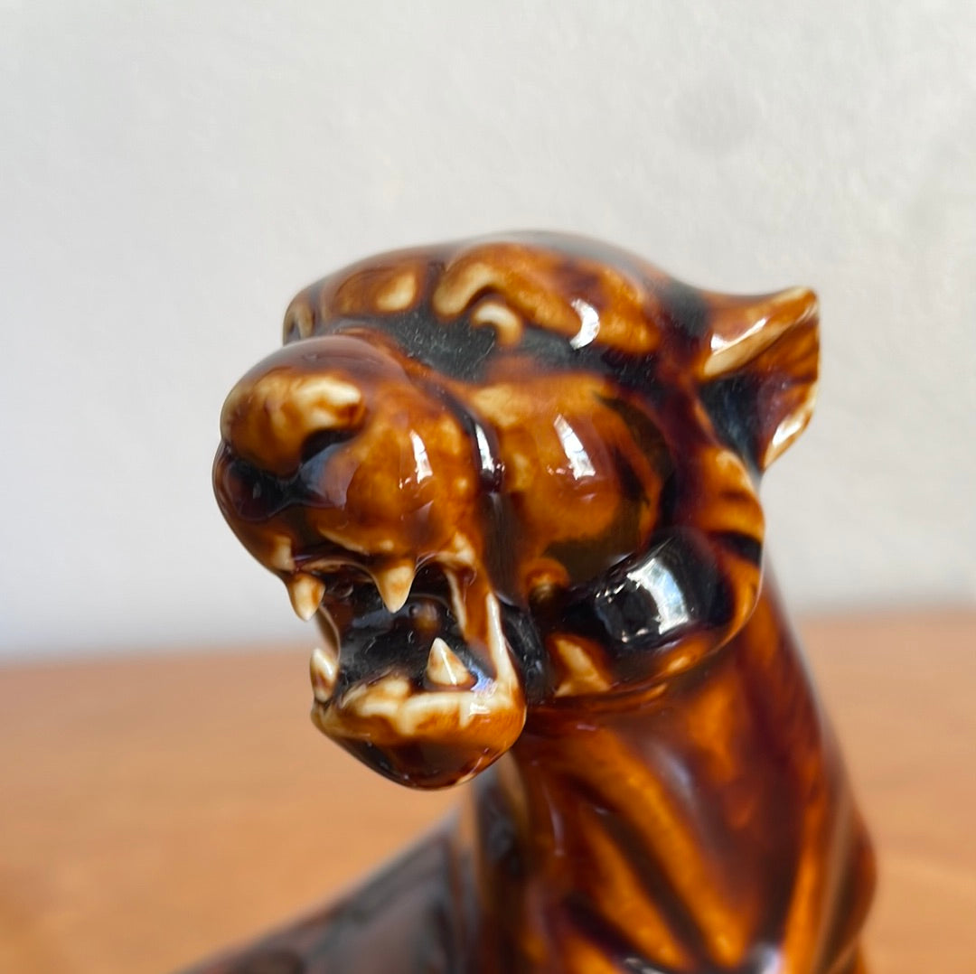 Mid- Century Ceramic Tiger